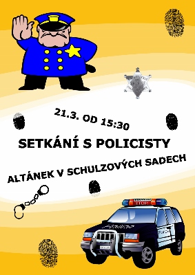Plakát na téma - Setkání s policisty